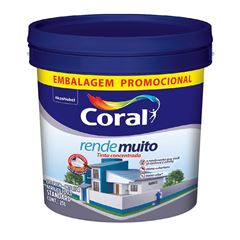 RENDE MUITO ACRIL FOSCO BALDE PLASTICO 20L BRANCO 5266120
