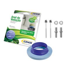 ANEL VEDACAO P/BACIA SANITARIA C/GUIA E CONJ FIXACAO 7491-1 CENSI