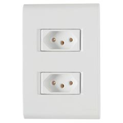 CONJUNTO 2 TOMADAS 2P+T 20A 250V 57170066 TRAMONTINA