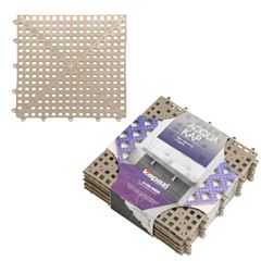 PISO ANTIDERRAPANTE ACQUA C/ 6 PEÇAS 30X30 BEGE 160305