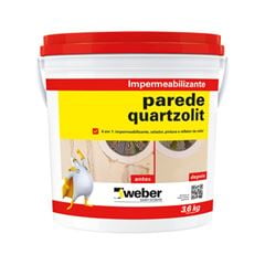 PAREDE BRANCO 3,6KG  IMPERMEABILIZANTE 31114.03.34.053 QUARTZOLIT