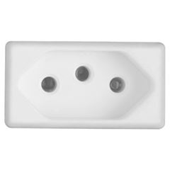 MODULO TOMADA 2P+T NBR 10A 250V 57115030 TRAMONTINA