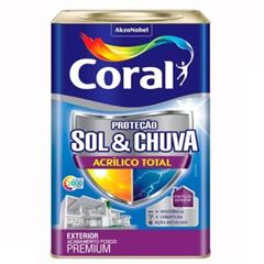 ACRILICO TOTAL SOL E CHUVA FOSCO 18L BRANCO GELO 5281031 CORAL