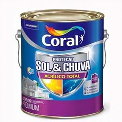 ACRILICO TOTAL SOL E CHUVA 3,6L BRANCO GELO 5281032 CORAL