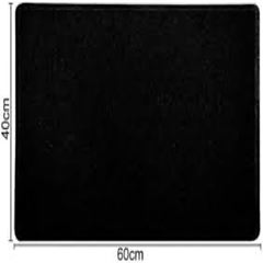 CAPACHO VINIL SILVER 60X40CM 01440301 PRETO