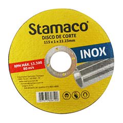 DISCO CORTE INOX 115X1.0X22 6190