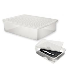 CX P/ BOTAS CANO LONGO TRANSP ORGANIZ EMPILHÁVEL PLÁSTICO 60700