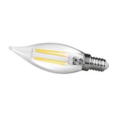 LÂMPADA LED VELA FILAMENTO CHAMA E-14 127V 2W 2400K BRANCO QUENTE 200 LÚMENS SE-210.1026