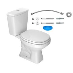 KIT COMPLETO BACIA C/CX ACOPL ASPEN - BRANCO - KP.751.17 DECA