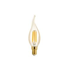 LÂMPADA LED VELA CHAMA E-14 127V 4W 2200K 300 LÚMENS VINTAGE AMBER