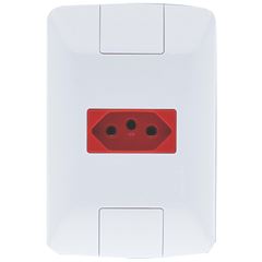 CONJUNTO 1 TOMADA 2P+T 20A 250V VM 57241015 TRAMONTINA