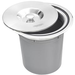 LIXEIRA INOX CLEAN P/ EMBUTIR 5L 94518005