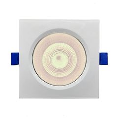 SPOT LED EMBUTIR QUADRADOD 6W 4100K BRANCO