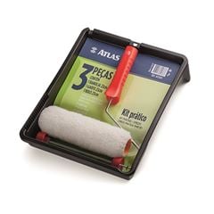 KIT BASICO DE PINTURA 3PCS AT2001 - 23CM PINCEIS ATLAS