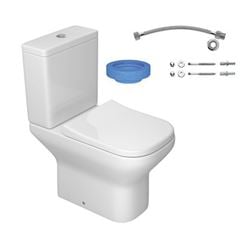 KIT COMPLETO BACIA C/ CX ACOPL AXIS - BRANCO -  KP.470.17 DECA