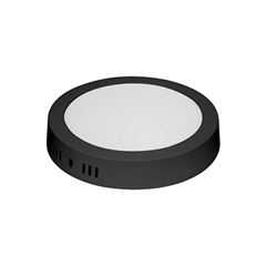 PAINEL LED SOBREPOR REDONDO ALUM 12W BIV 6500K PT 80506001