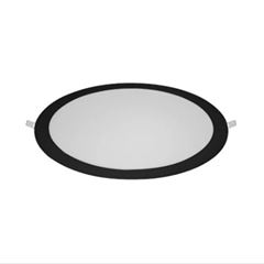 PAINEL LED EMBUTIR REDONDO 24W 6500K BIV PT 297MM ALUMINIO 80366001