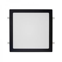 PAINEL LED EMBUTIR QUADRADO 24W 6500K BIV PT 295MM ALUMINIO 80466001