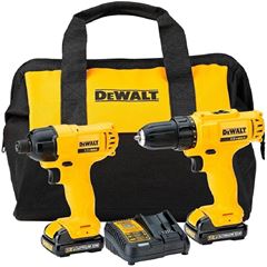 PARAFUSADEIRA/FURADEIRA 12V 2 BAT/CARR/BOLSA DCK199C2-BR