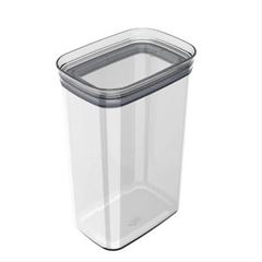 POTE HERMÉTICO RETANGULAR BLOCK OU 2,3 LITROS - NATURAL