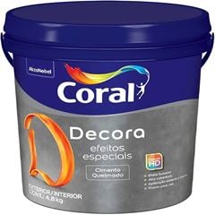 DECORA EFEITOS ESPECIAIS CIMENTO QUEIMADO TUBARÃO BRANCO 4,8KG 5825425