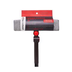 LIMPA VIDROS 2 EM 1 TAMANHO ÚNICO VERMELHO E CINZA