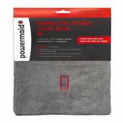 PANO DE CHÃO C/ FURO MICROFIBRA CINZA 1.26023.49.3380