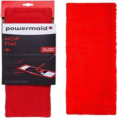 REFIL MOP FLAT MICROFIBRA RODO MÁGICO VERMELHO