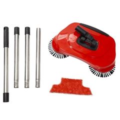 VASSOURA MÁGICA COLETORA C/ CERDAS GIRATÓRIAS MULTIUSO