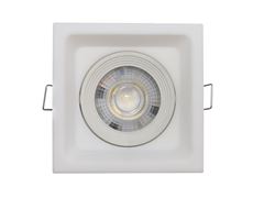 SPOT LED EMBUTIDO QUADRADO 5W RECUADO 6000K BR