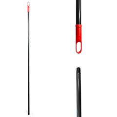 CABO DE METAL P/ VASSOURAS E RODOS TAM. UNICO VERMELHO C/ CINZA 26050