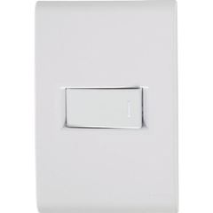 CONJUNTO 4X2 C/ 1 INTERRUPTOR SIMPLES HORIZONTAL LIZ 10A 250V