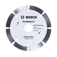 DISCO DIAMANTADO BOSCH MULTIMATERIAL SEGMENTADO 110X20/16X10MM 2608615229000 
