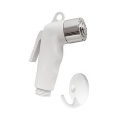 GATILHO P/ DUCHA HIGIÊNICA BRANCO E CRIVO CROMADO 240202-212