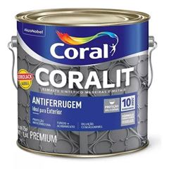 CORALIT ANTIFERRUGEM BRILHANTE 3,6L CINZA 5203035