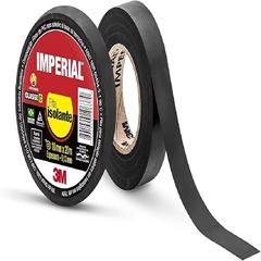 FITA ISOLANTE 3M IMPERIAL SLIM 18MM X 20M PRETA