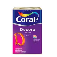 DECORA MATTE 18L ACRILICO FOSCO BRANCO NEVE 5239241