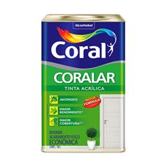 CORALAR ACRILICO FOSCO 18L BRANCO GELO 5206993