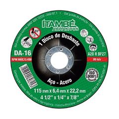 DISCO DE DESBASTE 115X6,4X22,2MM DA-16 07061