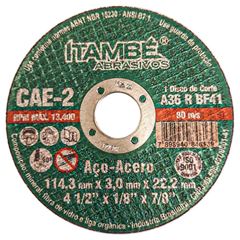 DISCO DE CORTE CAE-2 114,3X3,0X22,2MM 06946