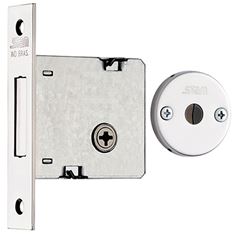 FECHADURA 1004 ROSETA INOX 10985 STAM