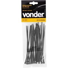 CONJUNTO DE ABRACADEIRA NYLON C/20UN 140X3,6 PT 2815140021