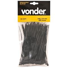 CONJUNTO DE ABRACADEIRA NYLON C/100UN 140X3,6 PT 2815140101