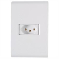 CONJUNTO TOMADA 2P+T 20A/250V BC 57170013 TRAMONTINA